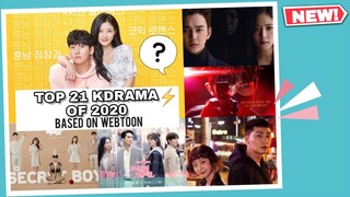 TOP 21 KDRAMA OF 2020 BASED ON WEBTOON | AIRING & SOON TO AIR! | CONFIRMED!