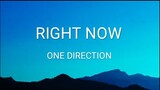 ONE DIRECTION - RIGHT NOW SONG LYRICS