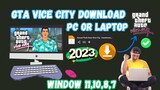 GTA VICE CITY DOWNLOAD PC | HOW TO DOWNLOAD AND INSTALL GTA VICE CITY IN WINDOW 11, 10, 8 AND 7