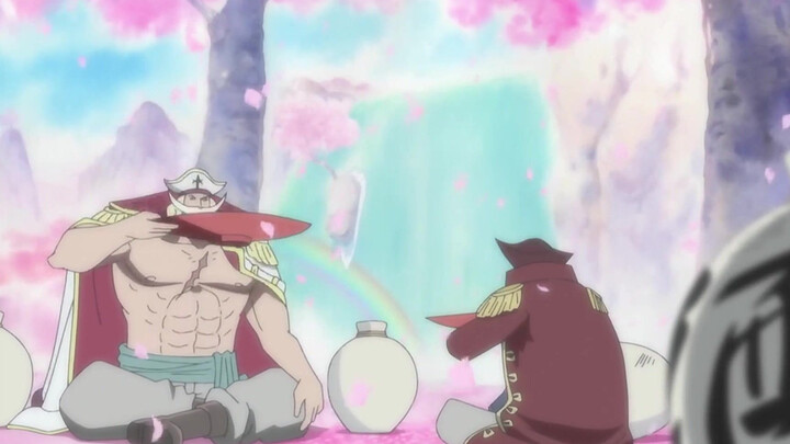 The encounter between Whitebeard and Roger