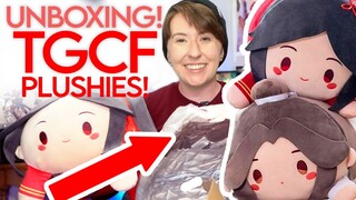 UNBOXING TGCF GIANT PLUSH XIE LIAN AND SAN LANG ! (Minidoll) Heaven Official’s Blessing!