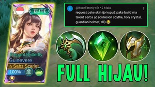 GUINEVERE ELEGANT BUTTERFLY BUILD REBOISASI FULL HIJAU‼️