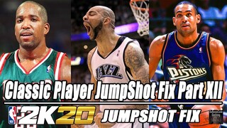 Classic Roster Jumpshot Fix NBA2K20 Part 12 / Michael Redd / Carlos Boozer / Grant Hill