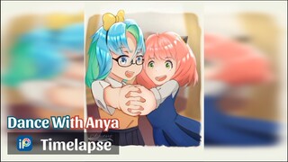 [ Timelapse Anime #3] Berdansa dengan Anya dari Anime Spy X Family