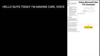 how to make Carl Voice