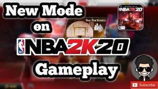 New mode on NBA 2K20 mobile || Run the Streets mode (Street Basketball)