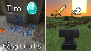 Những Sự Thật Cực Thú Vị Về Minecraft Có Thể Các Bạn Đã Bỏ Lỡ - Tìm Kim Cương Bằng Lưu Ly