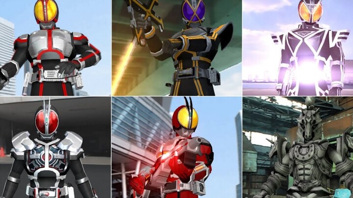 【Kamen Rider 555 PS2 Game】Summary of all characters' special moves