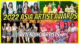 2022 Asia Artist Awards 1st, 2nd, and 3rd Lineup of Attending Artists