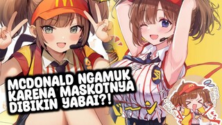 McDonald’s Jepang Ngamuk! karena Maskot bertema anime  mereka dibikin Yabai ama Para Netizen?