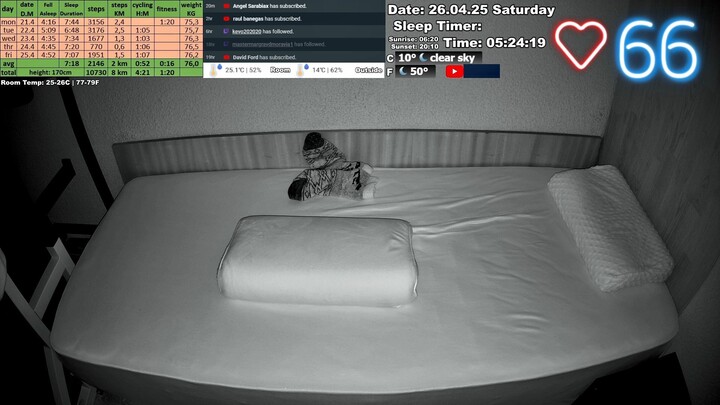 Sleep Stream 26.04.2025