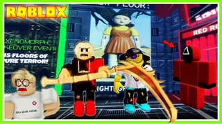 TRIO CUMI MENGUJI KEBERADAAN SQUID GAME DI LIFT KOROR!!! ROBLOX MIKOCIL