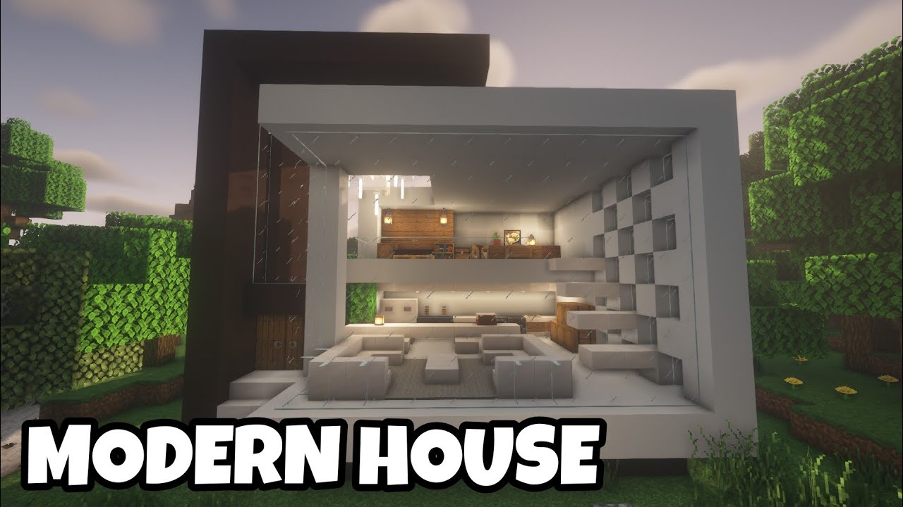 minecraft modern house tutorial keralis