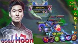 MANIAC!! No One Can Escape Me! from ɢᴏsᴜ Hoon| Top 1 USA Harith gameplay ~ Mobile Legends