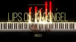 Hinder - Lips Of An Angel | Piano Cover (with Lyrics)