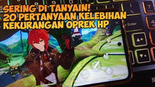 Definisi Hp Gaming Murah! 20 Pertanyaan Kelebihan Kekurangan HP Oprek Auto Rata Kanan No Lag ?