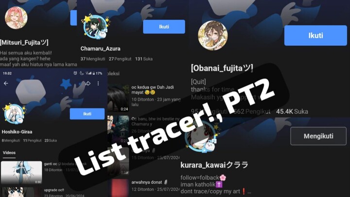 part 2, list pro Tracer art bstation!!⚠️🔥