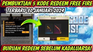 KODE REDEEM FREE FIRE TERBARU 30 JANUARI 2024 HARI INI | KODE REDEEM FF TERBARU 30 JANUARI 2024