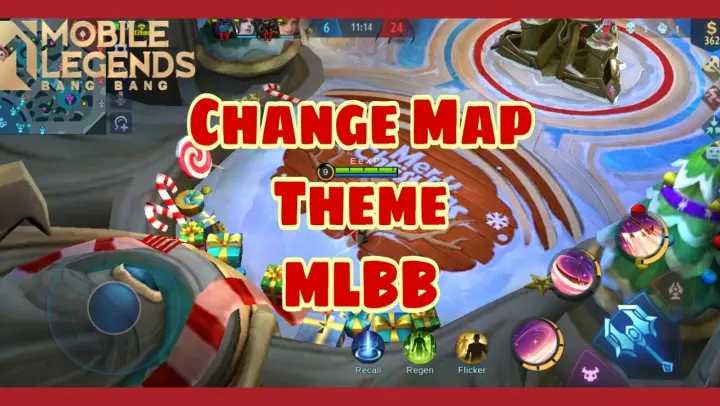 HOW TO CHANGE MAP THEME MLBB | NEW CHRISTMAS THEME |  EeXPi Gaming