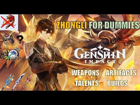 Genshin Impact 2.4 Zhongli Guide! Beginner Friendly with active comments!