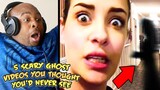 5 SCARY Ghost Videos You THOUGHT You Would NEVER SEE PT 1 REACTION