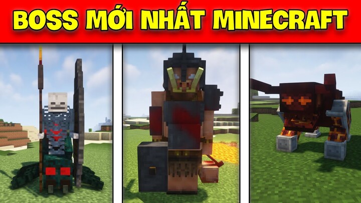 MINECRAFT NHỮNG LOẠI BOSS MỚI NHẤT ĐƯỢC CẬP NHẬT TRONG MINECRAFT*CƯỠI THÚ CHIẾN QUÁI VẬT SIÊU HÀI!!