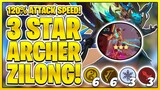 SUPER FAST 3 STAR ZILONG - 6 ARCHER + 6 CADIA RIVERLAND! ANAK MOONTON! Mobile Legends Bang Bang