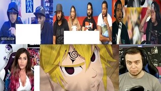 SEVEN DEADLY SINS EPISODE 5 REACTION MASHUP!!