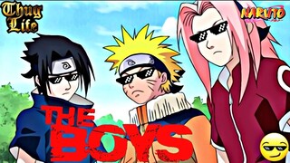 Naruto funny moments in hindi || Naruto thug life Kakashi the boys mimes || #narutomemes