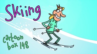 Skiing | Cartoon Box 148 | By FRAME ORDER | funny animated cartoons | dark humor