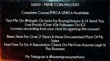 Sajad Ali Meme Coin Mastery Course Download | Sajad Meme Coin