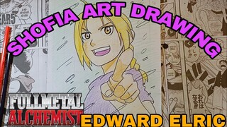 drawing anime full metal alchemist Edward elric part.2