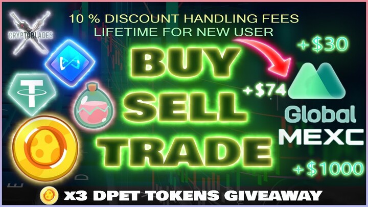DPET, SLP, SKILL, AXS | Sign Up for 10% Lifetime Fees Discount ! BUY , SELL & TRADE | MEXC GLOBAL
