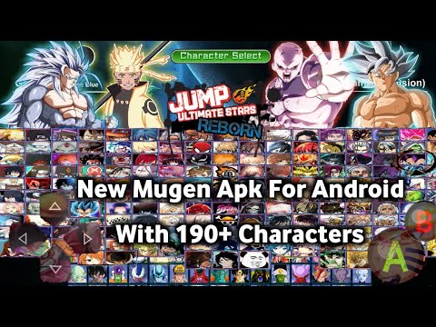 RELEASE‼️ JUMP SUPER STARS V.4 MUGEN ANDROID 