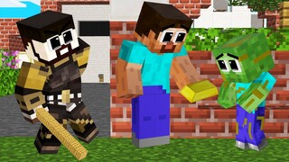 Monster School : Poor Zombie and Herobrine's Misunderstanding - Sad Story - Minecraft Animation