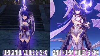 What if Playable Raiden Shogun inherited her 2nd form Voice and SFX
