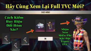 [Garena Free Fire]/Cách Kiếm Huy Hiệu Đổi Hòm Xác Miễn Phí?Review Quà Đặt Trước Và Thẻ Vô Cực Mới?