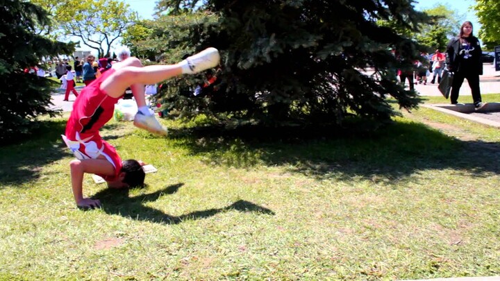 QWOP Cosplayer at Anime North 2013