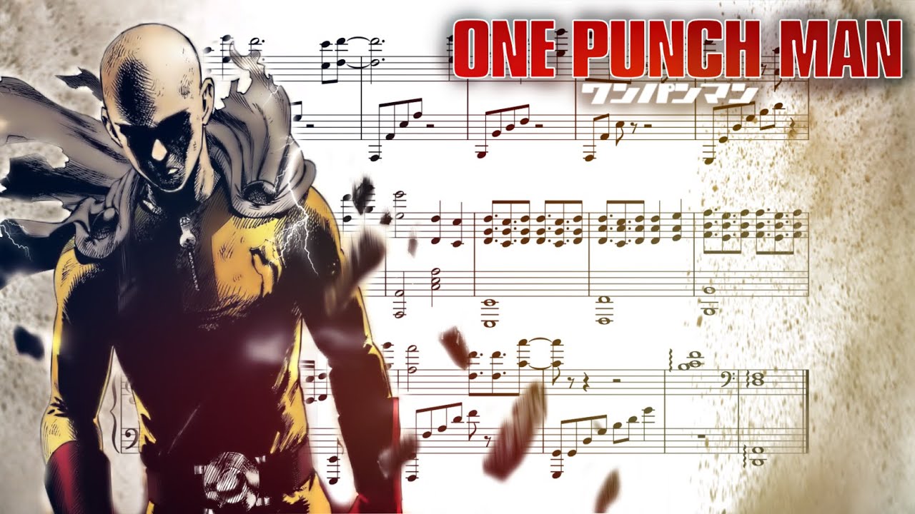 One Punch Man Season 2 Ending Piano Chizu ga Nakutemo Modoru kara