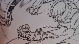 [Animation][Painting]Draw OP of <JOJO's Bizarre Adventure Golden Wind>