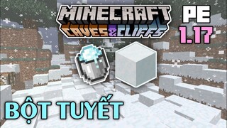 Minecraft PE 1.17: Xô Bột Tuyết Và Những Điều Cần Biết