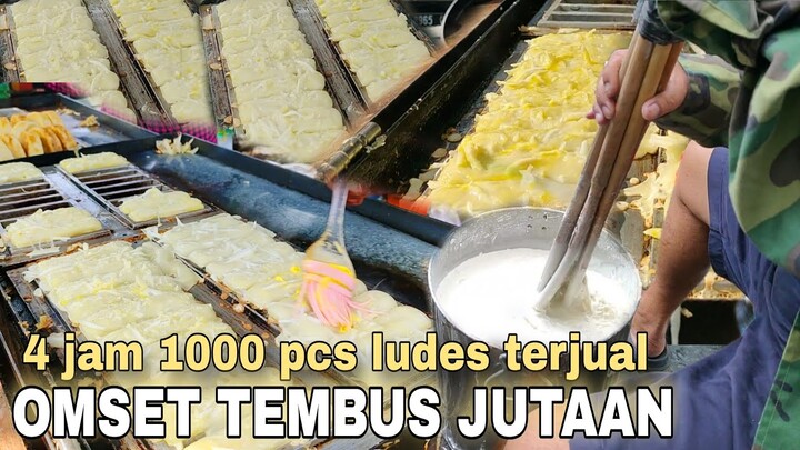 HEBAT 4 JAM LUDES 1000 PCS dengan omset jutaan yang beli gak berhenti datang || jajanan viral 2024