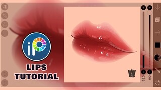 GLOSSY LIPS VEXEL TUTORIAL | IBISPAINTX