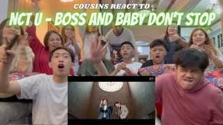 COUSINS REACT TO NCT U 엔시티 유 'BOSS' AND 'Baby Don't Stop' MV [GETTING TO KNOW NCT PT. 3]