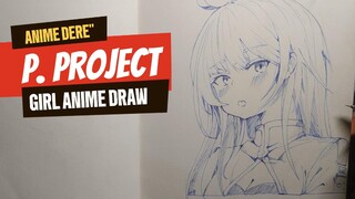 Menggambar anime Fan art 2.5 Dimensional