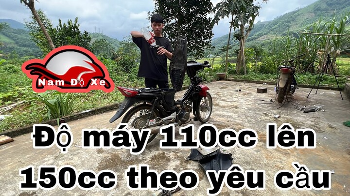 Nam Độ Xe hướng dẫn độ máy 110cc lên 150cc cực dễ