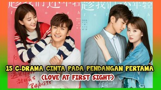 15 DRAMA CHINA BERTEMA CINTA PANDANGAN PERTAMA (Love at First Sight)