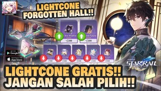 PILIH LIGHTCONE YANG MANA?? LIGHTCONE BINTANG 4 GRATIS!! | Honkai: Star Rail