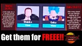 Get Shanks/Goku for FREE in Roblox Anime fighting Simulator