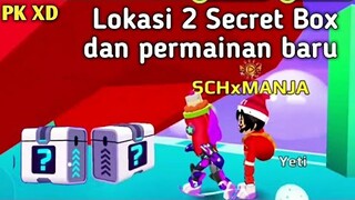 Lokasi 2 Secret Box terbaru dan bermain permainan baru di PK XD Musim Salju